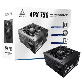 Montech APX750 barošanas bloks 750 W 20+4 pin ATX ATX Melns