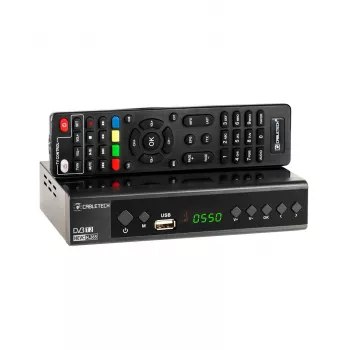Cabletech URZ0336C DVB-T2 uztvērējs / dekodētājs, H.265 HEVC