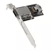 SilverStone SA011 - SAS-Blende intern zu extern - SAS 24Gbit/s - Mini SAS (SFF-8087) (W) zu 4 x 26-polige Mini SAS (W)