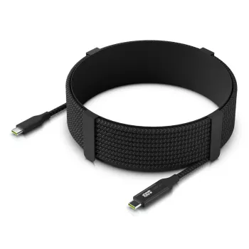USB-C uz USB-C kabelis UBIQUITI AFI-CABLE-USB-7M — 7 m, magnētiski ekranēts, melns/pelēks