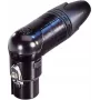 Neutrik XLR savienotāja ligzda, leņķa, 7 polu, melna NC7FRX-B 1 gab.