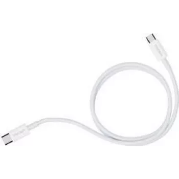 PEDEA ātrās uzlādes un datu kabelis USB-C/USB-C, balts (1 metrs) (60040120)