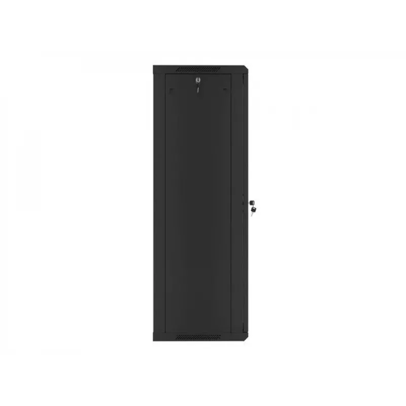 Lanberg sienas skapis 19 inch demontēts plakanā iepakojumā 27U/600x450mm Melns