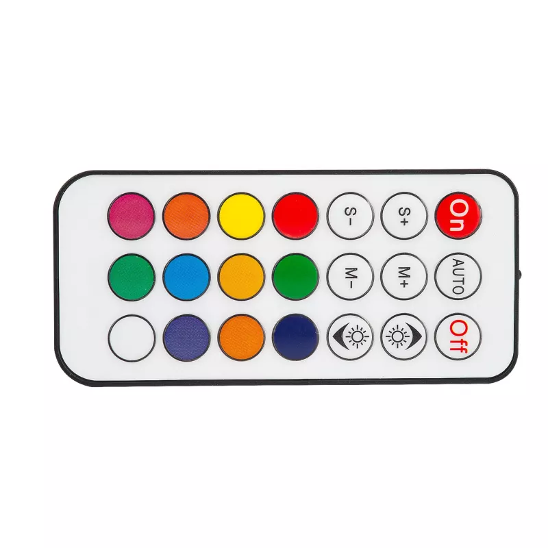 Akyga AK-CA-73 RGB ventilatoru kontrolieris ar tālvadības pulti, 12 pieslēgvietas (10 ventilatori + 2 LED lentes), Molex barošana
