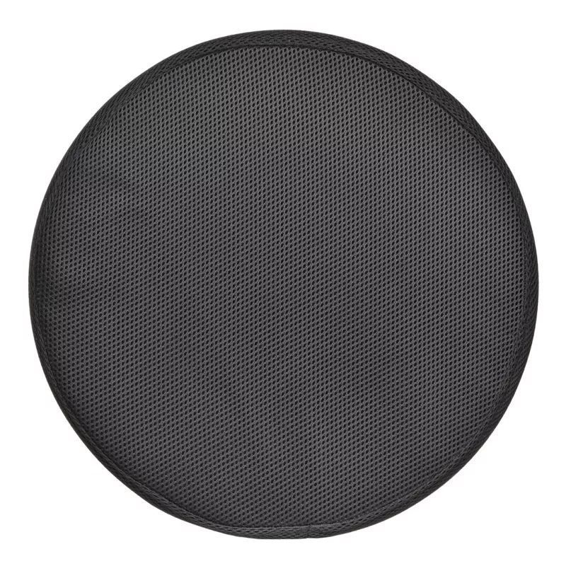 Ortopēdiskais rotējošais spilvens ActionMed PO600AM — apaļš sēdekļa spilvens, 360° rotācija, 1,5 kg, melns