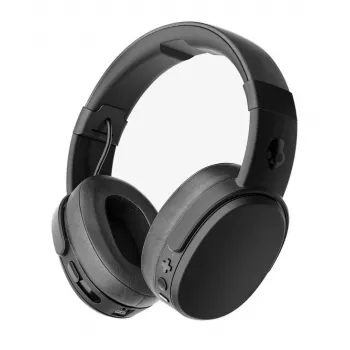 Austiņas Skullcandy Crusher Wireless — melnas, apkārtauss, Bluetooth un 3,5 mm, salokāmas, 40 h akumulators