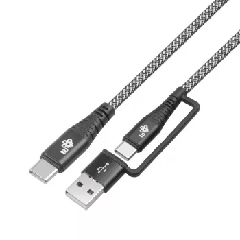 USB A uz C kabelis TB AKTBXKUCTOA120B 1.2 m, melns
