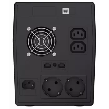 Nepārtrauktās barošanas avots Green Cell UPS09 — Line-Interactive 3 kVA / 1400 W, 230 V, LCD, Tornis, 5x F tipa kontaktligzdas