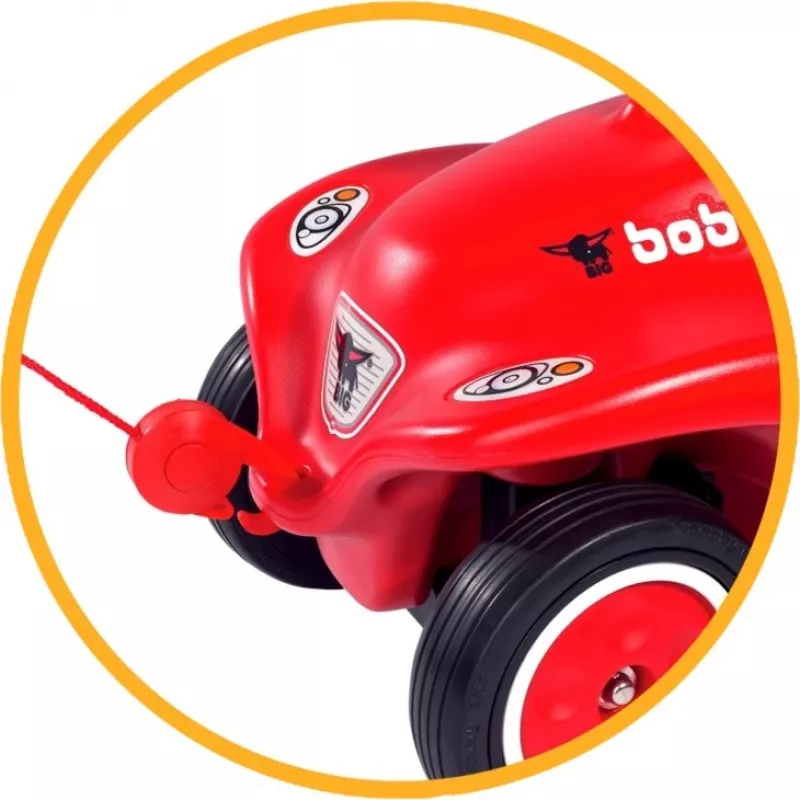 BIG Bobby-Car-Seil vilkšanas trose sarkana/dzeltena 1–7 gadiem