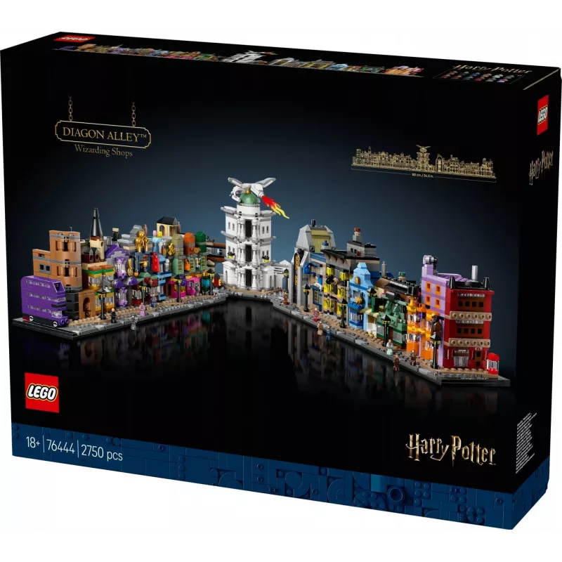 LEGO HARRY POTTER 76444 Cūkkārpas Ciemata Burvju Veikali