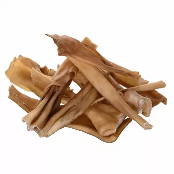 Suņu kārumi PETITTO kaltēta liellopa āda, 1 kg iepakojums