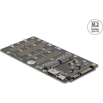 DELOCK M.2 Key M NVMe SSD uz OCuLink SFF-8612 pārveidotājs (64294)