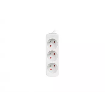 Lanberg PS0-03E-0150-W pagarinātājs ar 3 kontaktligzdām, balts
