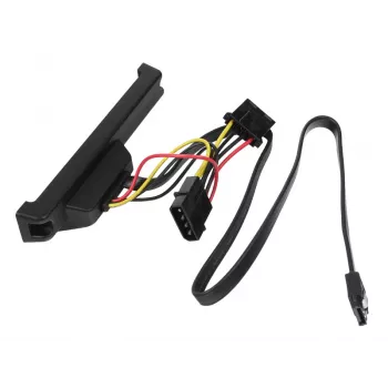 SATA kabelis Silverstone CP05 0,5 m Melns