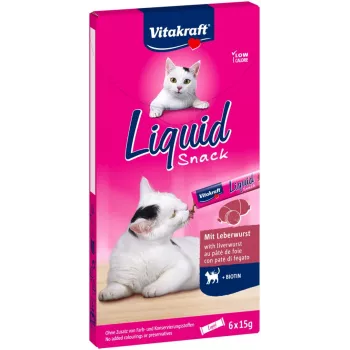 Vitakraft šķidrais gardums pastveida vistas garšā 6 x 15 g