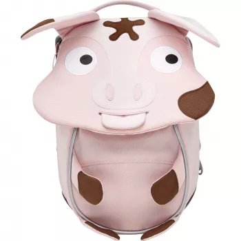 Bērnu mugursoma Affenzahn Little Friend Tonie Pig rozā/brūna – maza dienas mugursoma bērniem