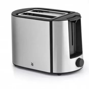 Toasteris WMF Bueno Pro 6 — 2 šķēlēm, 870 W, sudrabs/melns