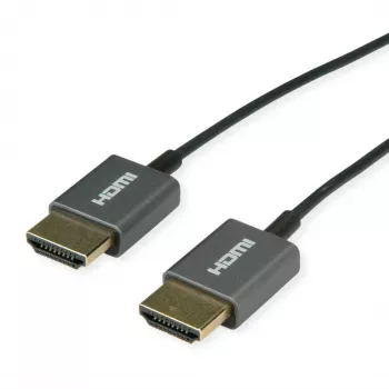 ROLINE HDMI-koaksiālais kabelis īpaši plāns 8K60 ST/ST - kabelis - digitālais/displejs/video (11.04.5937)
