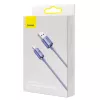 Baseus Crystal Shine kabelis USB uz Lightning, 2.4A, 2m (violets)
