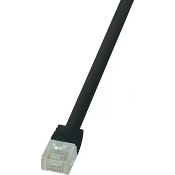Tīkla kabelis LogiLink 3m Cat6 RJ45 U/UTP Melns