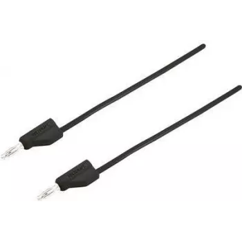 VOLTCRAFT Mērīšanas vads [4 mm spraudnis - 4 mm spraudnis] 1.5 m Melns MSB-300 (MSB-300-1.5-SW)