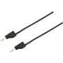 VOLTCRAFT Mērīšanas vads [4 mm spraudnis - 4 mm spraudnis] 1.5 m Melns MSB-300 (MSB-300-1.5-SW)