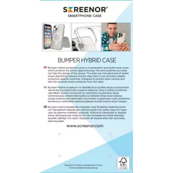 Screenor Bumper iPhone 17 Air Magsafe Caurspīdīgs