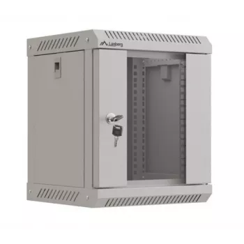 Sienas skapis Lanberg WF11-3306-10S 6U 30 kg Pelēks
