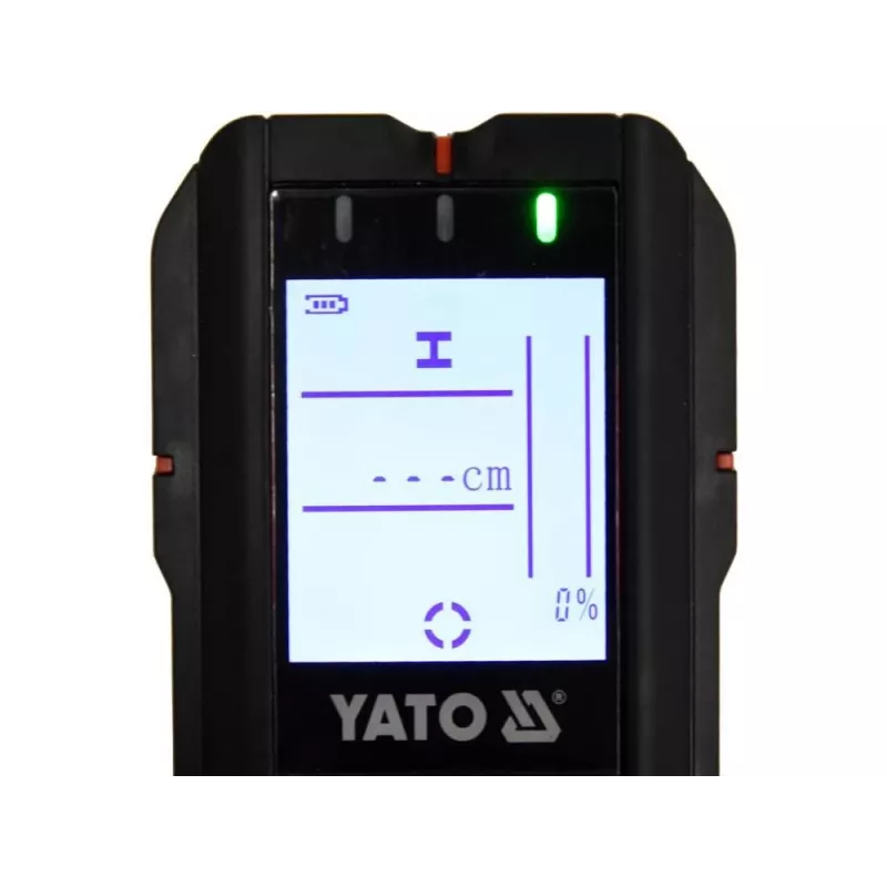 Metāla detektors Yato YT-73138, meklēšanas dziļums 0.12 m, LCD displejs