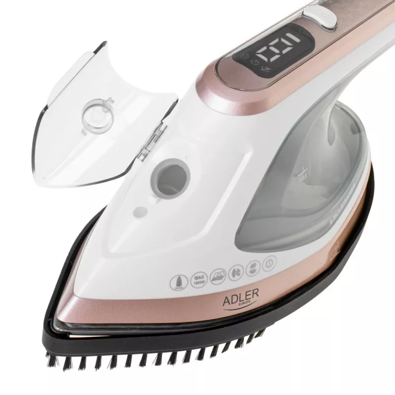 Tvaika gludeklis un drēbju tvaikonis Adler AD 5044 — 1400 W, 0.18 L ūdens tvertne