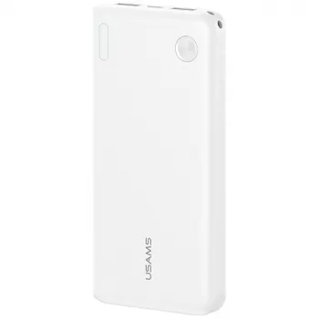 Power bank usams PB83 10000mAh PD 2×USB-A USB-C balts