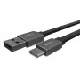 USB kabelis Emtec T700C 1,2m USB A uz USB C Melns