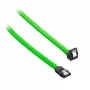 CableMod ModMesh SATA kabelis - Serial ATA 150/300/600 - SATA (siev.) taisnleņķa uz SATA (siev.) - 60cm - Gaiši zaļš (CM-CAB-RSAT-N60KLG-R)