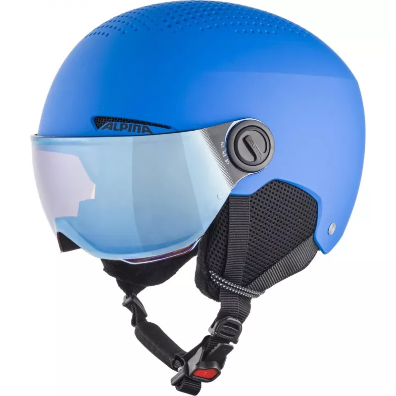 Bērnu slēpošanas ķivere ALPINA ZUPO VISOR QLite, 54–58 cm, ar vizieri