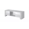 Cama TV statīvs WEST 42/130/42 balts/balts glancēts