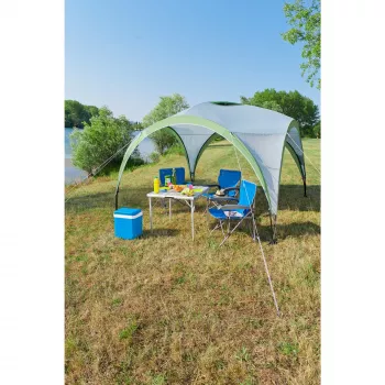 Paviljona nojume Event Shelter Pro M 3 x 3 m gaiši pelēkzaļa