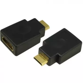 Pārejas savienotājs HDMI C uz HDMI A LogiLink AH0009 Melns