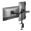 Sienas stiprinājums monitoriem SBOX LCD-352/2-2, divas rokas, 13–32 collas, 2×8 kg, VESA 100×100