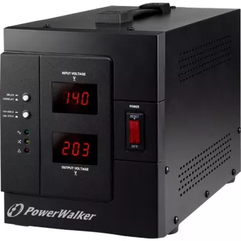 Bluewalker PowerWalker AVR 3000/SIV - Automātiskā sprieguma regulācija - 230 V - 2400 W - 3000 VA - 2 izejas kontaktligzdas (10120307)