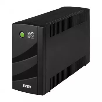 Ever Duo 850 PL T/DAVRTO-000K85/01 850VA Line-Interactive, 550W, AVR, 3 AC kontaktligzdas, 12V 2×5Ah, Tornis
