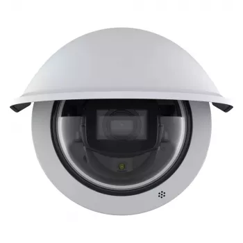 Kupola IP drošības kamera AXIS 02814-001, āra siena, 1080p, 1/2.8 collu CMOS, 100° horizontāls leņķis, 360° rotācija