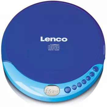 Portatīvais CD atskaņotājs Lenco CD-011 Zils