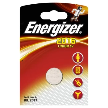 Energizer CR2016 litija baterija (1 gab.)