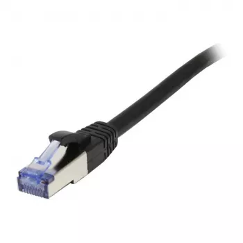 Patch kabelis RJ45 CAT6A 500MHz 2m melns S-STP (S/FTP) komponentu testēts GHMT AWG