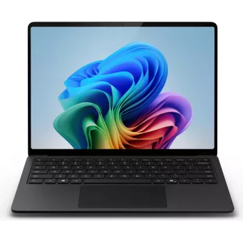 Microsoft Surface Laptop 7 Copilot+ PC Qualcomm Snapdragon X1E-80-100 38,1 cm (15) Skārienekrāns 16 GB LPDDR5x-SDRAM 1 TB SSD Wi-Fi 7 (802.11be) Windows 11 Home Melns (ZYT-00030)