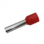 Saspiežams izolēts gala uzgalis 10mm²/7AWG vara stieplei, sarkans, 100 gab.