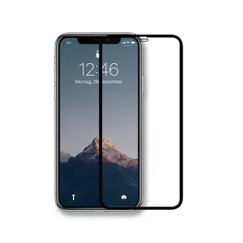 Privātuma stikla aizsargs Woodcessories Privacy Filter Premium Glass iPhone Xr 3D
