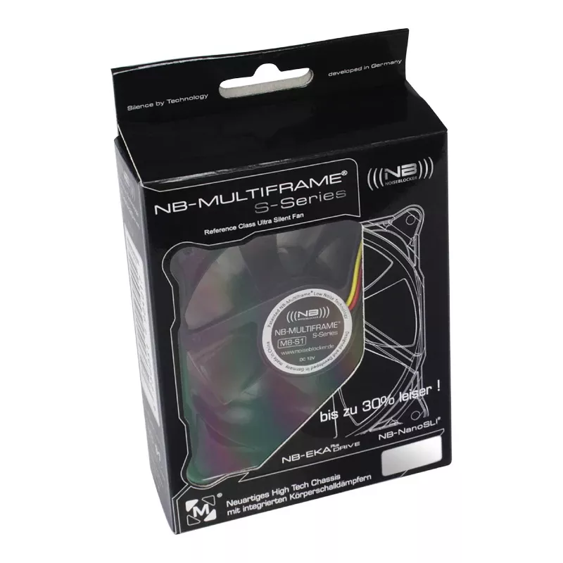 Ventilators Noiseblocker MultiFrame M8-2 80mm