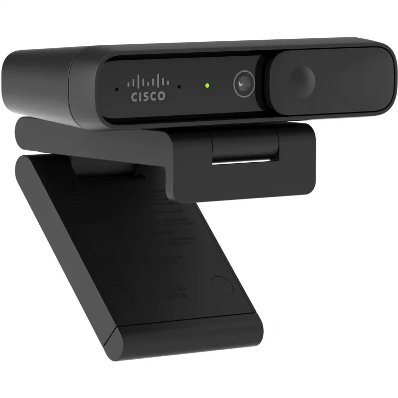 Cisco Desk Camera 1080p Carbon Black – tīmekļa kamera ar diviem mikrofoniem