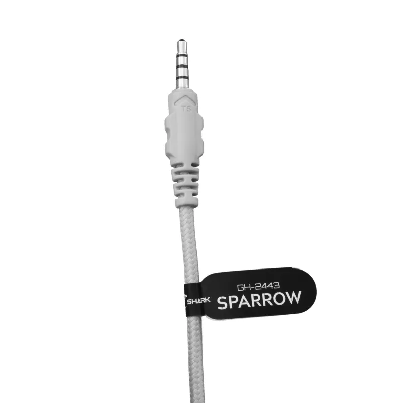 Austiņas White Shark GH-2443 Sparrow White